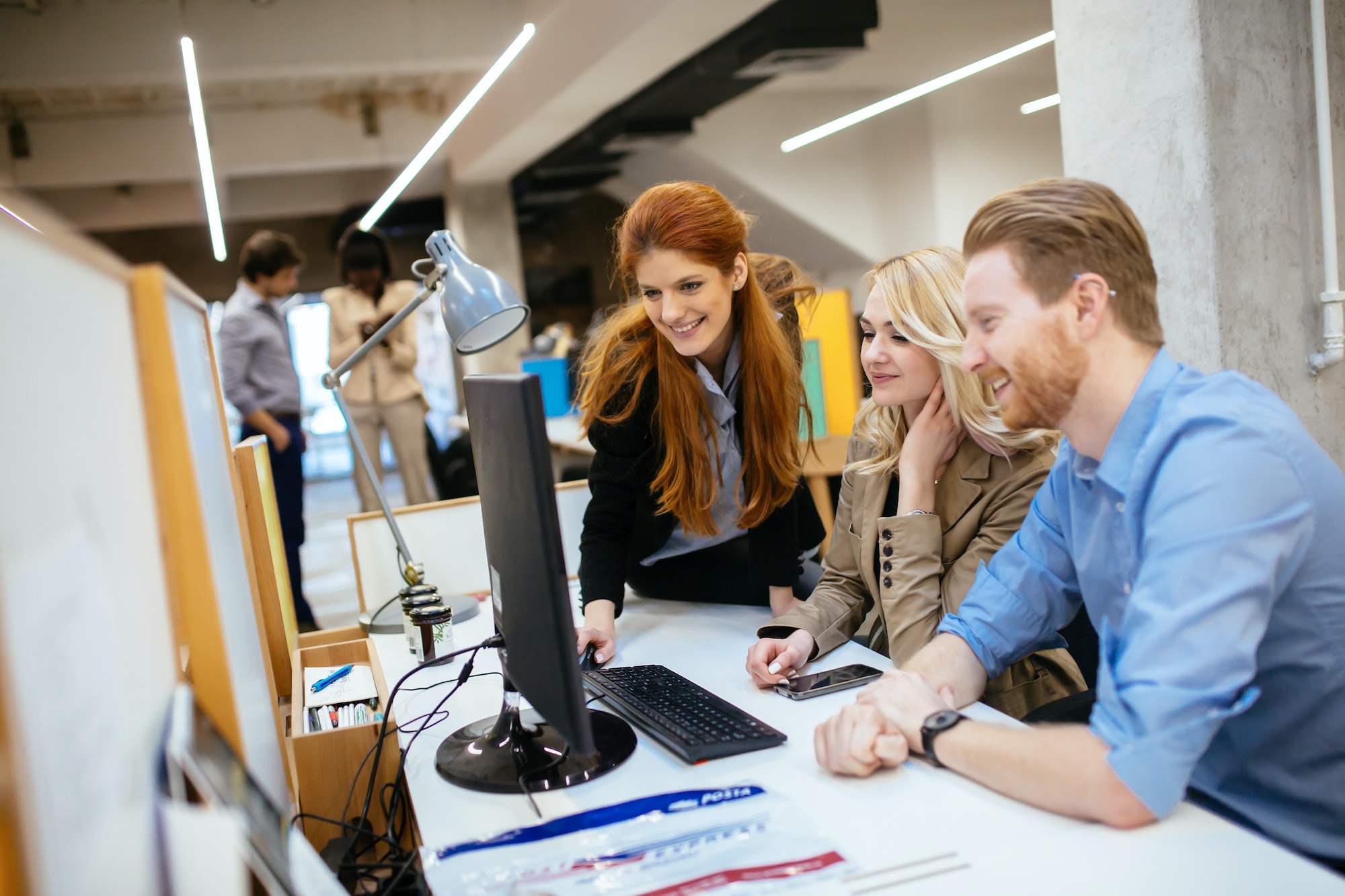 Business people collaborating in office