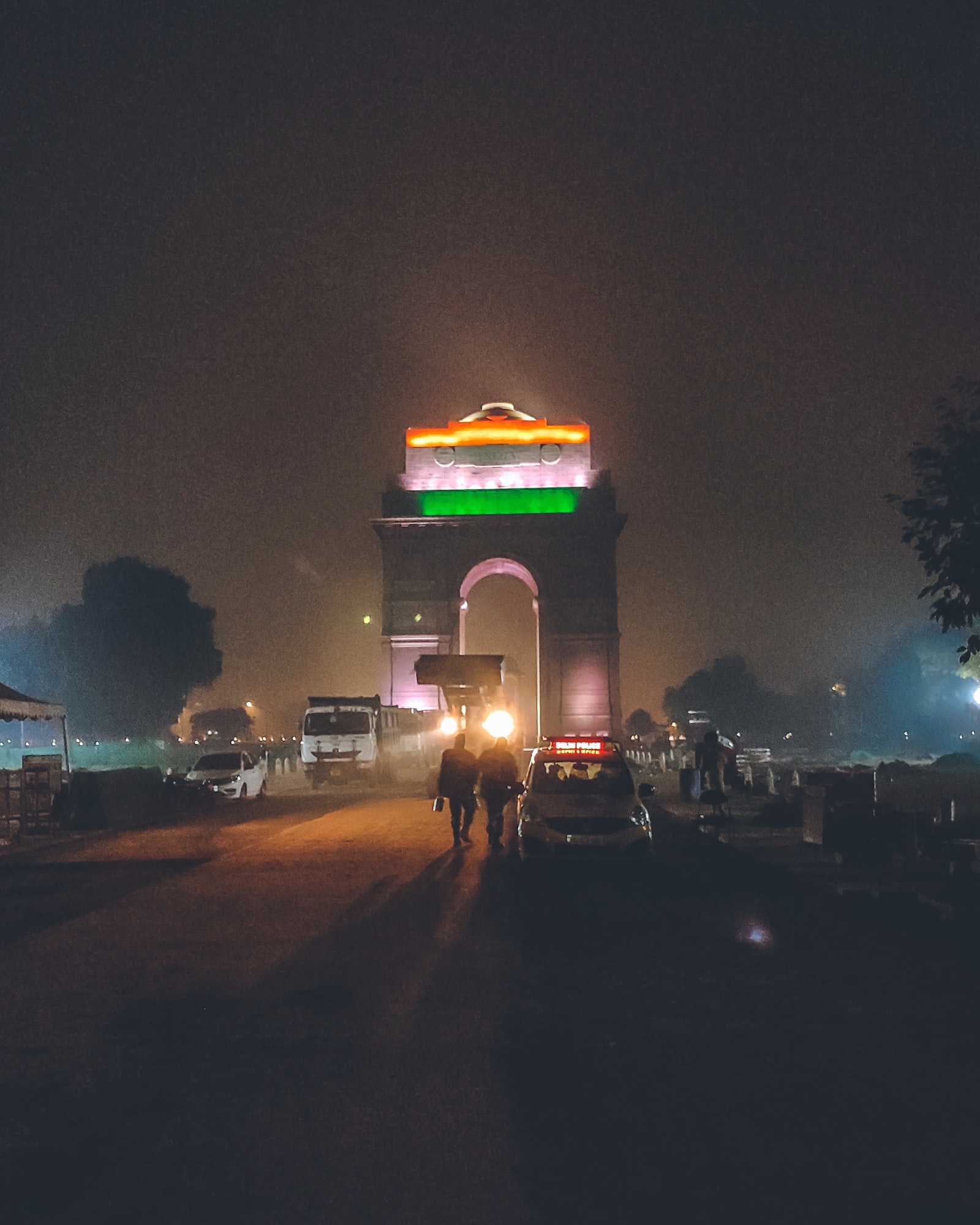 India Gate under construction....