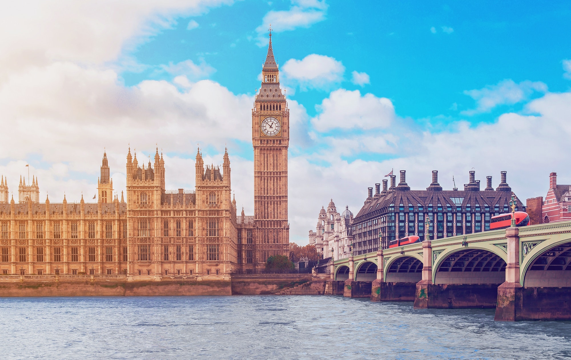 Big Ben and Houses of Parliament, London, UK