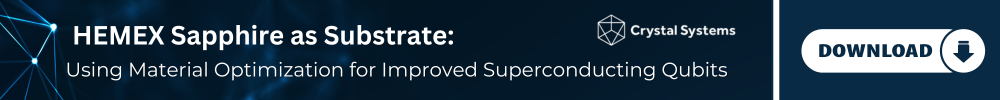 HEMEX Sapphire as Substrate: Using Material Optimization for Improved Superconducting Qubits
