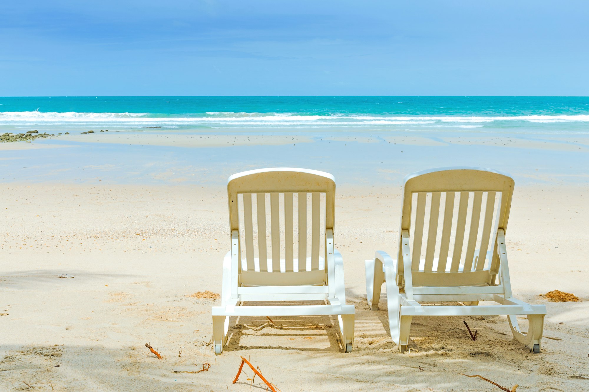 Beach in summer