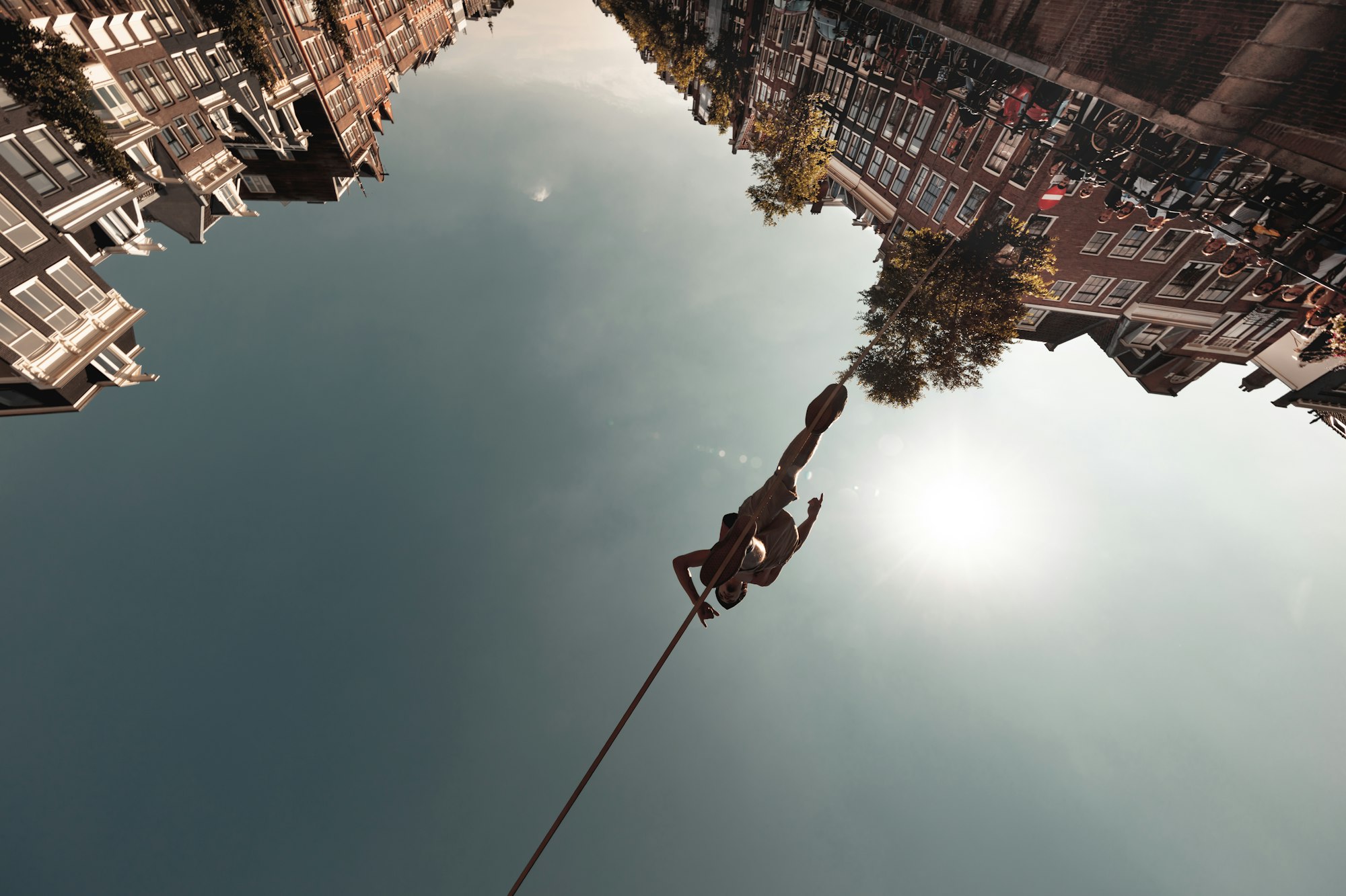 Tightrope walker, Amsterdam