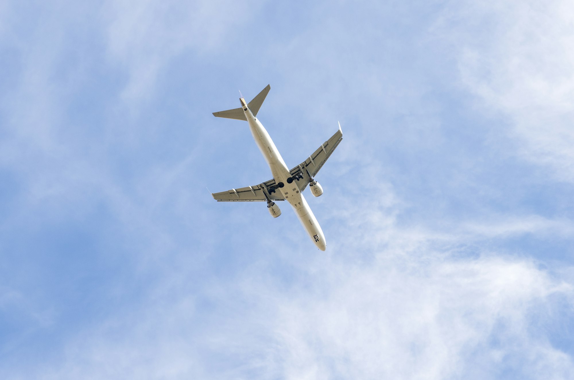 Lufthansa Embraer 195 Plane over VOR/DME Linz Arriving Linz Airport, Kirchheim, Austria