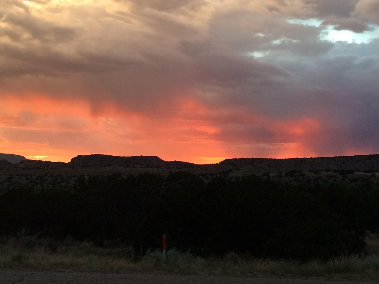 new mexico, storm, nature, sunrise